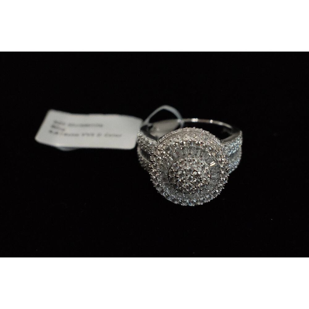 MOISSANITE Iced Ring 925 Sterling Silver Passes Tester Real Iced Hip Hop Ring
